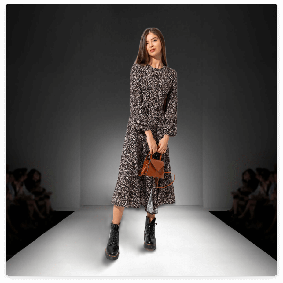 Image with applied design