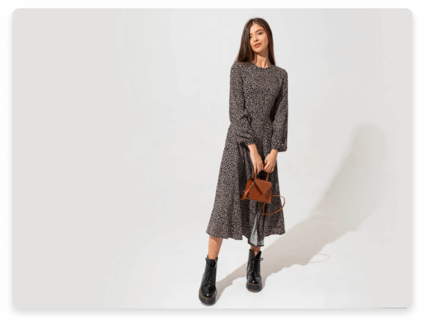 Image with applied design